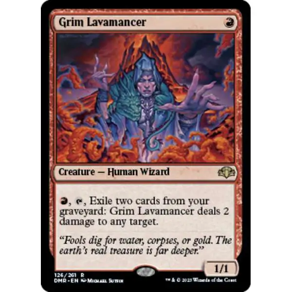 Grim Lavamancer - Dominaria Remastered