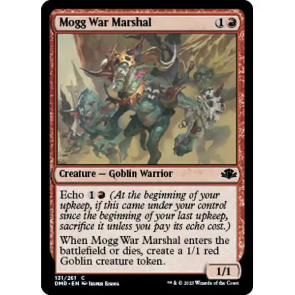 MtG Dominaria Remastered Common Mogg War Marshal #131