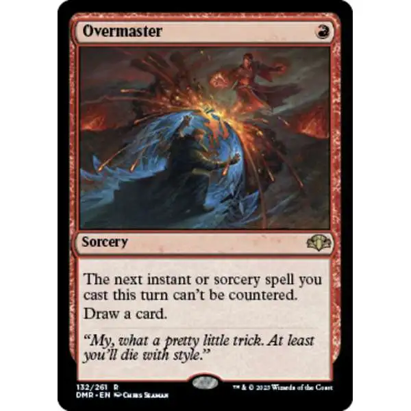 MtG Dominaria Remastered Rare Overmaster #132