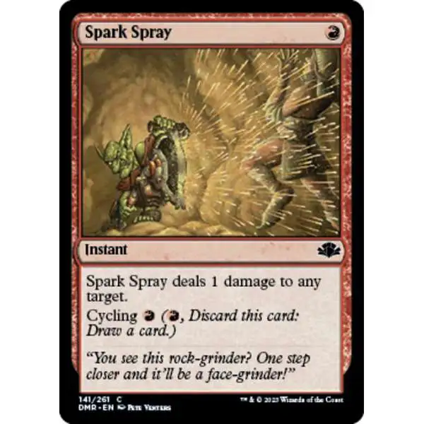 MtG Dominaria Remastered Common Spark Spray #141