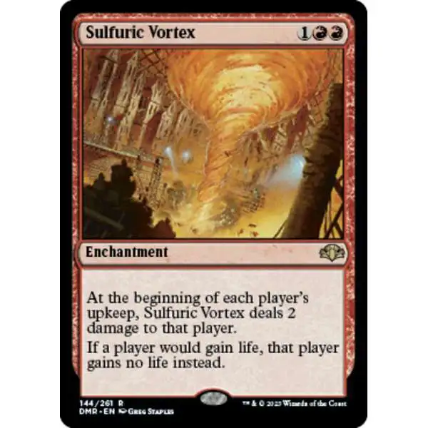 MtG Dominaria Remastered Rare Sulfuric Vortex #144