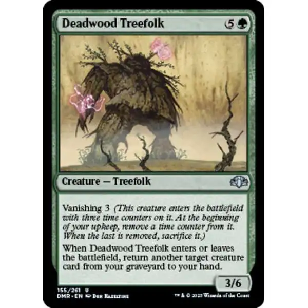MtG Dominaria Remastered Uncommon Deadwood Treefolk #155