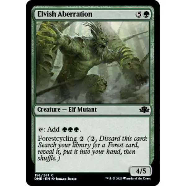 MtG Dominaria Remastered Common Elvish Aberration #156