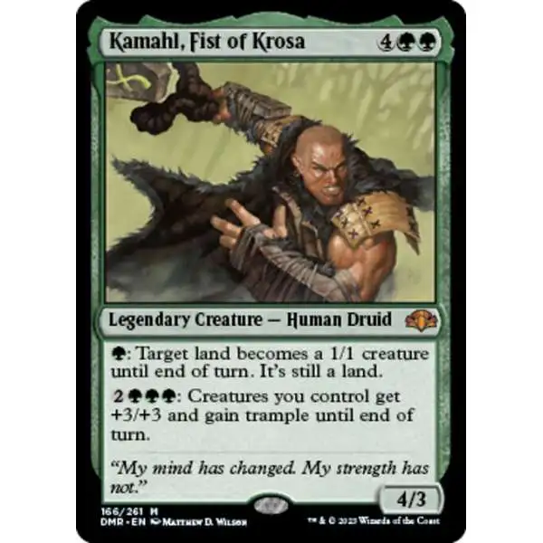 MtG Dominaria Remastered Mythic Rare Kamahl, Fist of Krosa #166