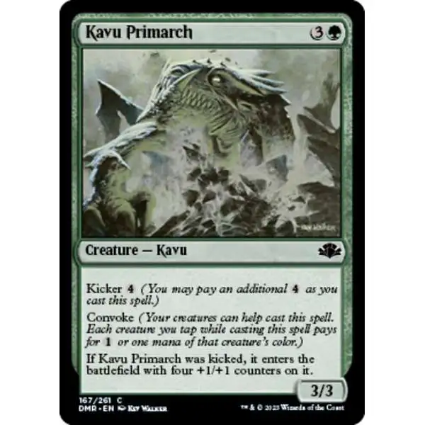 MtG Dominaria Remastered Common FOIL Kavu Primarch #167