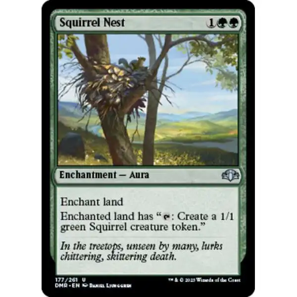 MtG Dominaria Remastered Uncommon Squirrel Nest #177