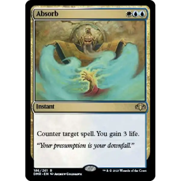 MtG Dominaria Remastered Rare Absorb #186