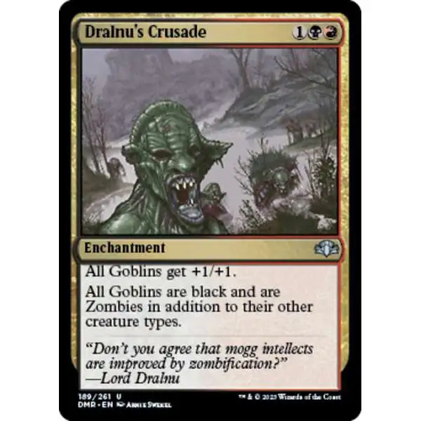 MtG Dominaria Remastered Uncommon Dralnu's Crusade #189