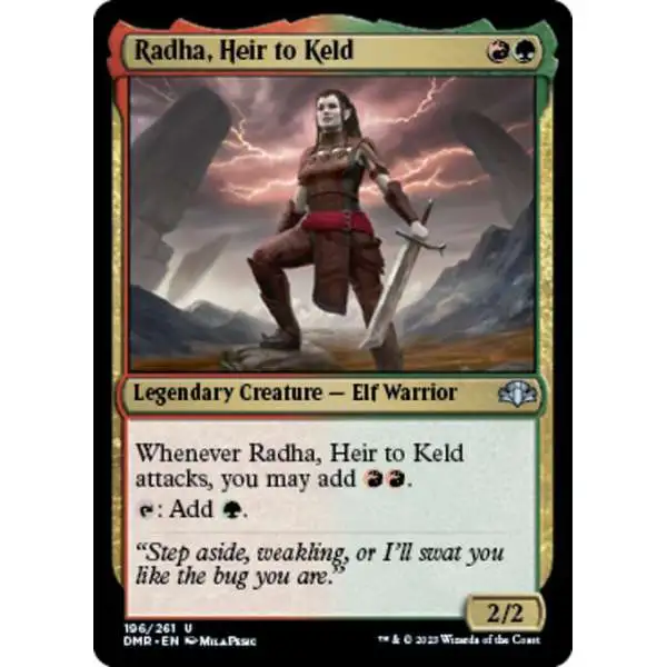 MtG Dominaria Remastered Uncommon Radha, Heir to Keld #196