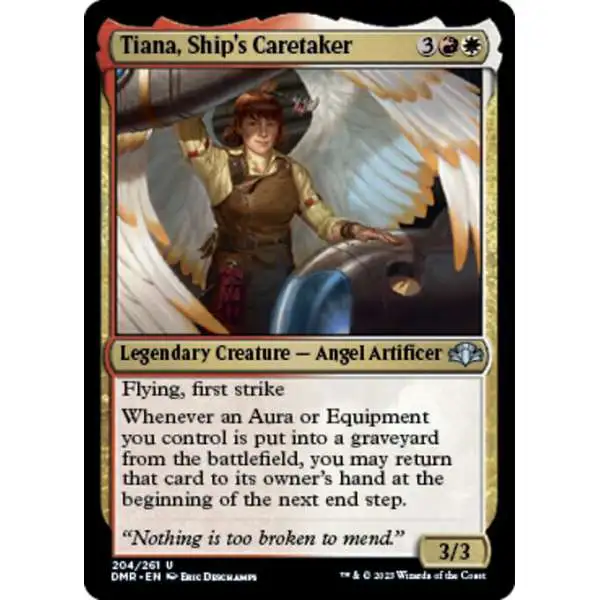 MtG Dominaria Remastered Uncommon Tiana, Ship's Caretaker #204