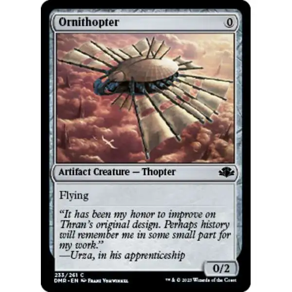 MtG Dominaria Remastered Common FOIL Ornithopter #233