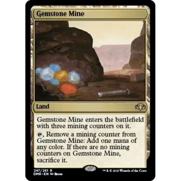 MtG Dominaria Remastered Rare Gemstone Mine #247