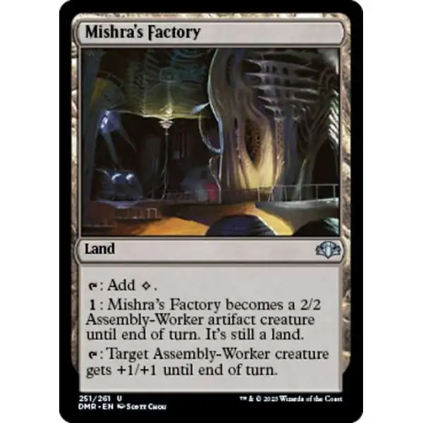 MtG Dominaria Remastered Uncommon Mishra's Factory #251
