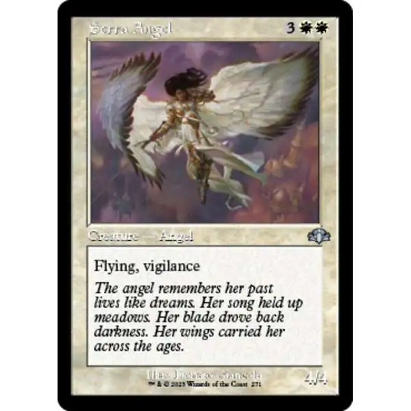 MtG Dominaria Remastered Uncommon Serra Angel #271 [Old-Frame]