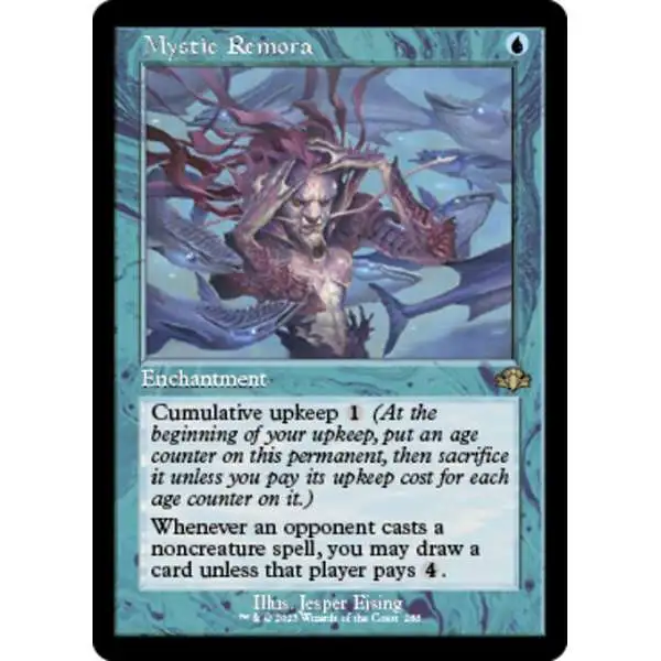 MtG Dominaria Remastered Rare Mystic Remora #288 [Old-Frame]