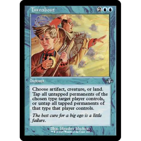 MtG Dominaria Remastered Uncommon Turnabout #295 [Old-Frame]