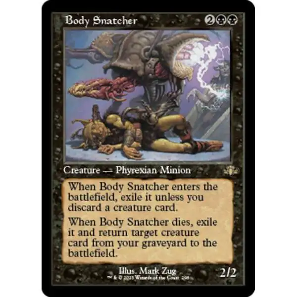 MtG Dominaria Remastered Rare Body Snatcher #298 [Old-Frame]