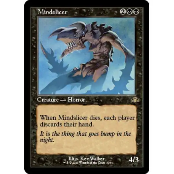 MtG Dominaria Remastered Rare Mindslicer #305 [Old-Frame]