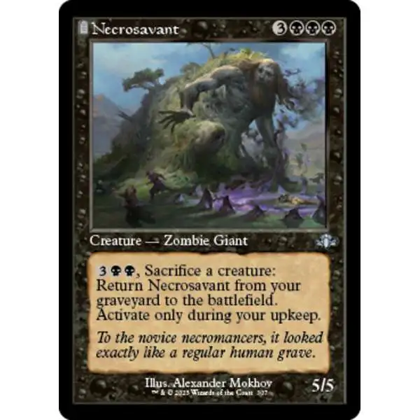MtG Dominaria Remastered Uncommon Necrosavant #307 [Old-Frame]
