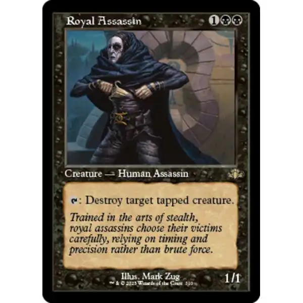 MtG Dominaria Remastered Rare Royal Assassin #310 [Old-Frame FOIL]