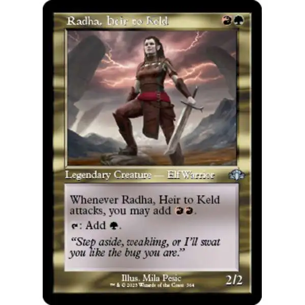 MtG Dominaria Remastered Uncommon Radha, Heir to Keld #364 [Old-Frame]