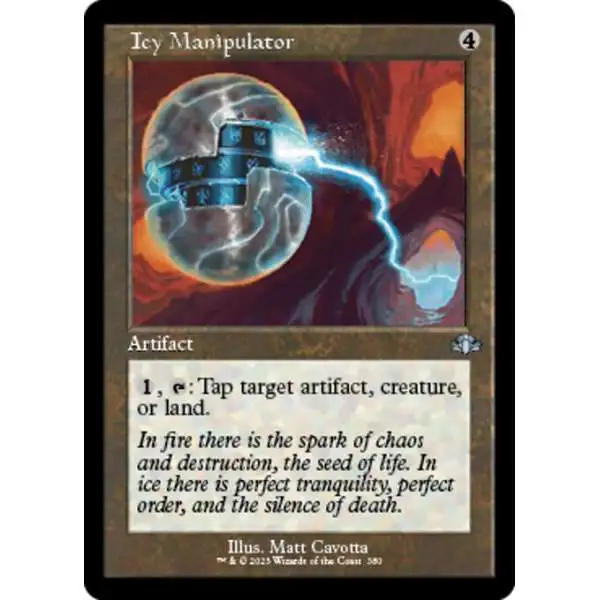 MtG Dominaria Remastered Uncommon Icy Manipulator #380 [Old-Frame]