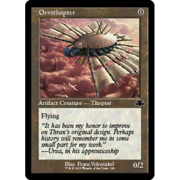 MtG Dominaria Remastered Common Ornithopter #386 [Old-Frame]