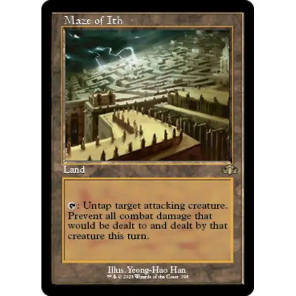 MtG Dominaria Remastered Rare Maze of Ith #398 [Old-Frame FOIL]
