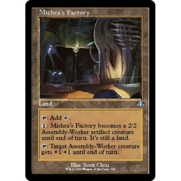 MtG Dominaria Remastered Uncommon Mishra's Factory #399 [Old-Frame]
