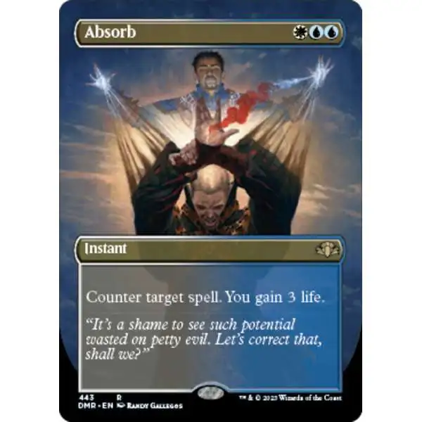 MtG Dominaria Remastered Rare Absorb #443 [Alternate Art Borderless]