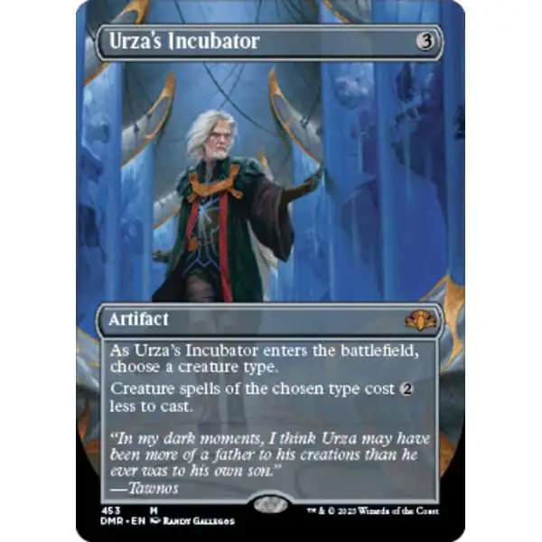 MtG Dominaria Remastered Mythic Rare Urza's Incubator #453 [Alternate Art Borderless FOIL]