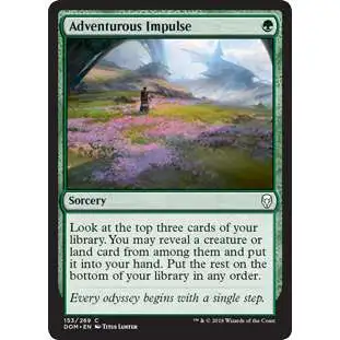 MtG Dominaria Common Adventurous Impulse #153