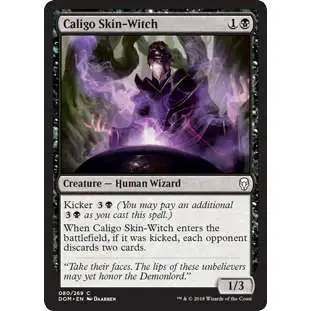 MtG Dominaria Common Caligo Skin-Witch #80