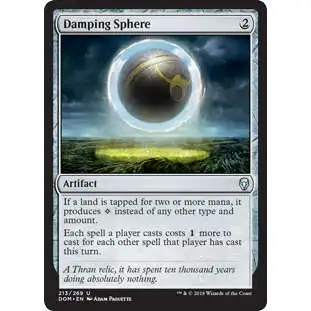 MtG Dominaria Uncommon Damping Sphere #213