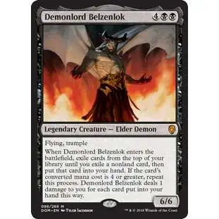 MtG Dominaria Mythic Rare Demonlord Belzenlok #86