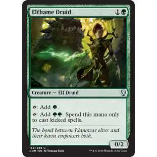 MtG Dominaria Uncommon Foil Elfhame Druid #159