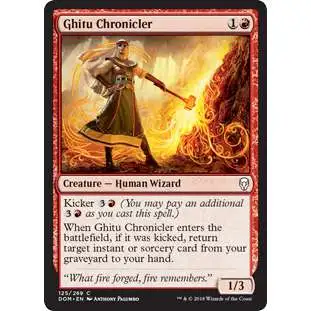MtG Dominaria Common Ghitu Chronicler #125