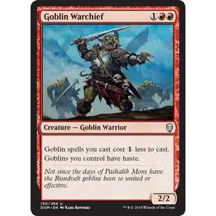 MtG Dominaria Uncommon Goblin Warchief #130