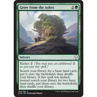 MtG Dominaria Common Foil Grow from the Ashes #164