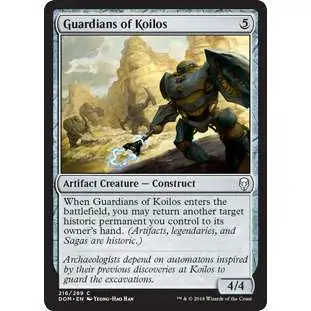 MtG Dominaria Common Foil Guardians of Koilos #216