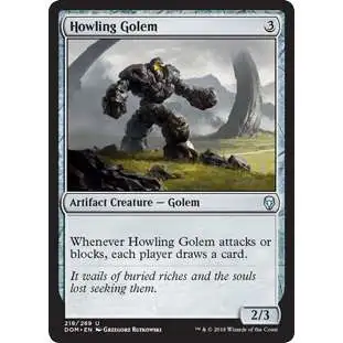 MtG Dominaria Uncommon Foil Howling Golem #218