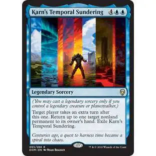 MtG Dominaria Rare Foil Karn's Temporal Sundering #55