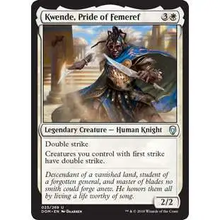 MtG Dominaria Uncommon Foil Kwende, Pride of Femeref #25