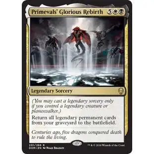 MtG Dominaria Rare Primevals' Glorious Rebirth #201