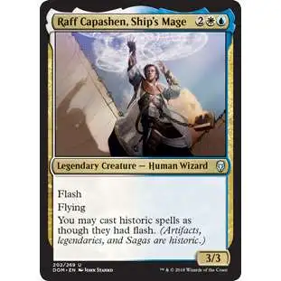 MtG Dominaria Uncommon Raff Capashen, Ship's Mage #202