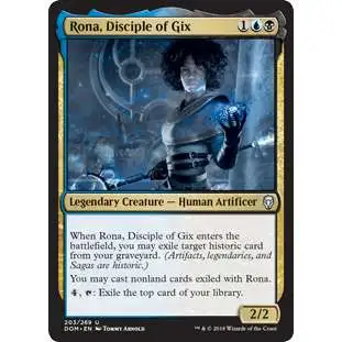 MtG Dominaria Uncommon Foil Rona, Disciple of Gix #203