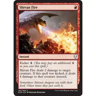 MtG Dominaria Common Shivan Fire #142