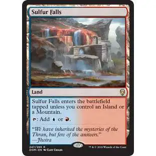MtG Prerelease & Release Rare Sulfur Falls #247 [Prerelease Foil, Date Stamped]