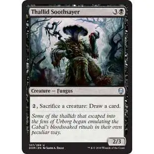 MtG Dominaria Uncommon Thallid Soothsayer #107