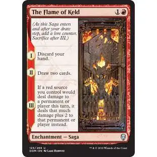 MtG Dominaria Uncommon Foil The Flame of Keld #123